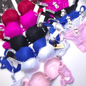 (36-42)C size Victoria secret Bridal Hand Pushup Padded Pushup Wired Bra Panty set (157)